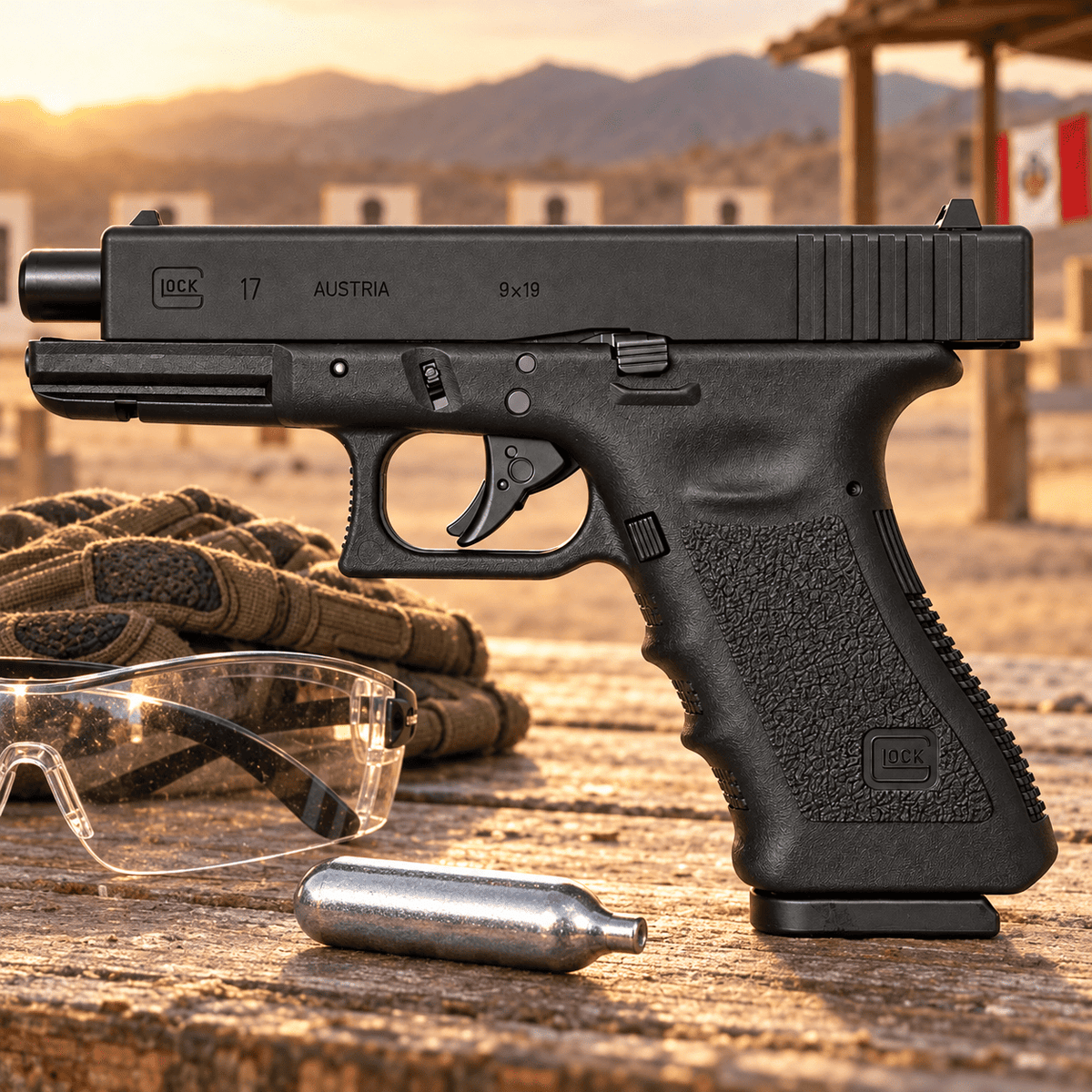 Glock 17 blowback