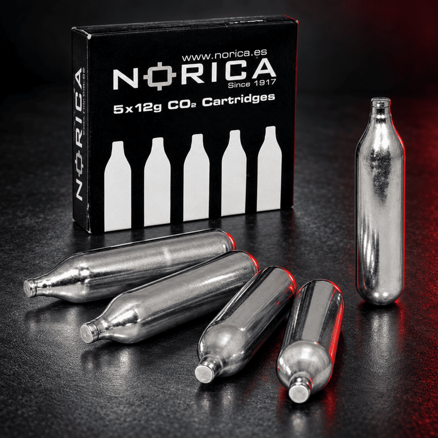 Cápsulas CO2 Norica 12 g – Caja de 5